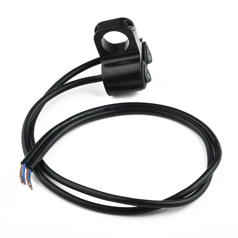 Light Switch for Motorcycle 22mm Handlebar Aluminum Alloy Waterproof