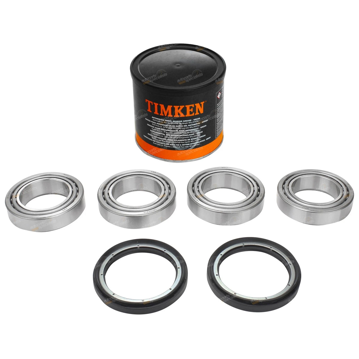 Front Wheel Bearing Kits + Grease for L300 Express Starwagon (1985–1994)