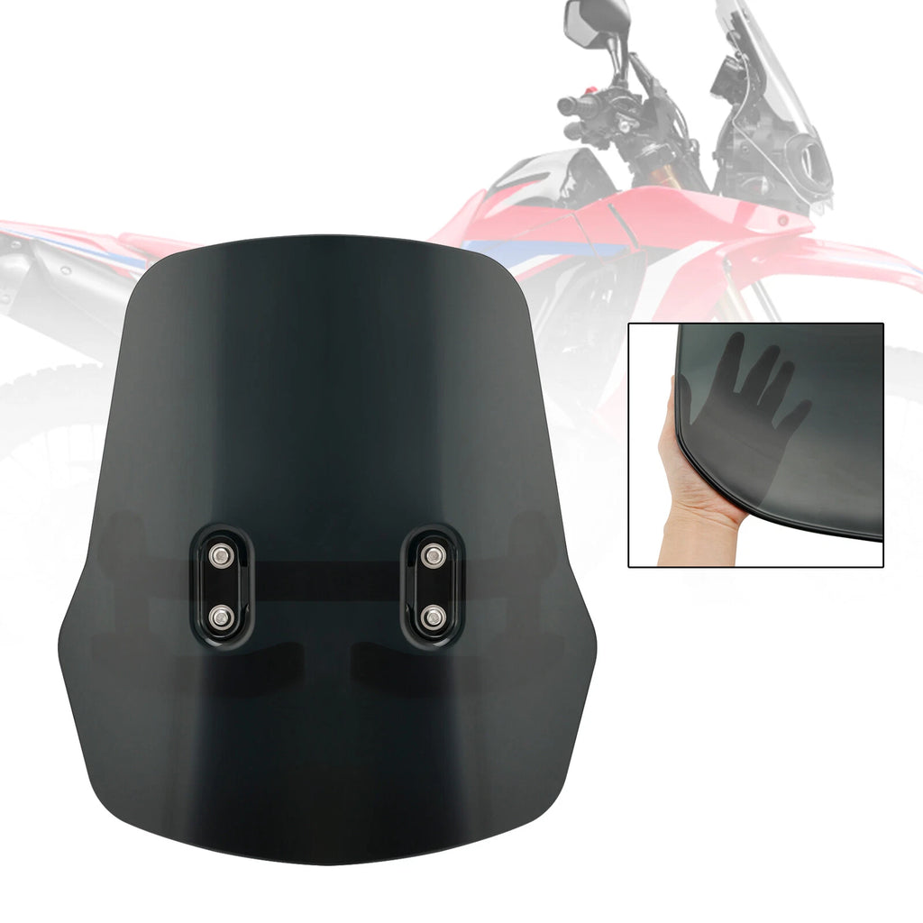 Windshield Windscreen + Bracket for Honda CRF250L/S CRF250M CRF300L (2021–2022)