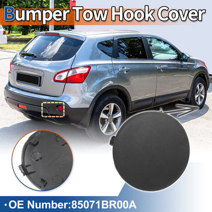 Rear Tow Hook Cover for Nissan Qashqai J10 (2006–2013) No.85071BR00A Unpainted