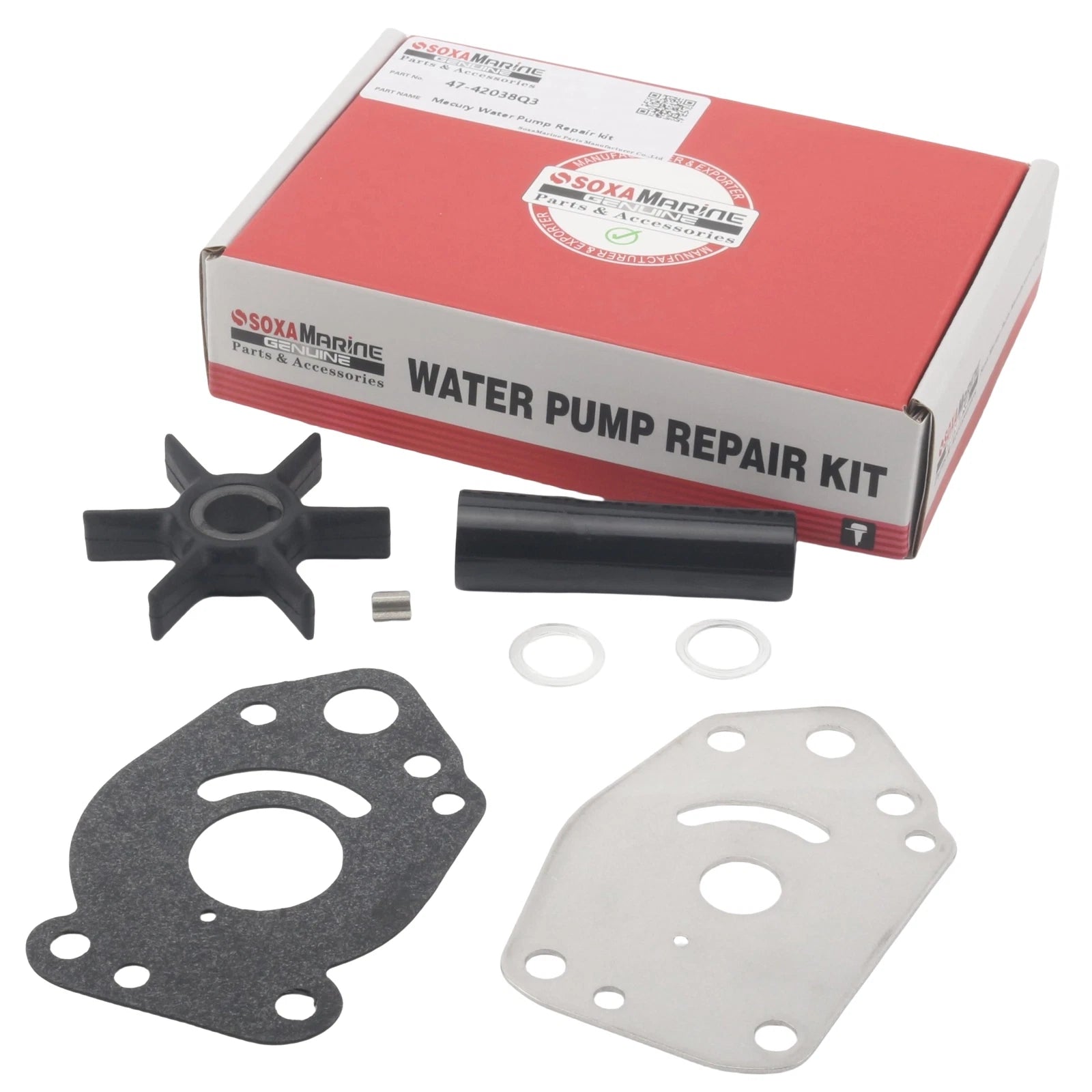 Water Pump Repair Service Kit for Mercury Mariner Outboard (42038Q3)