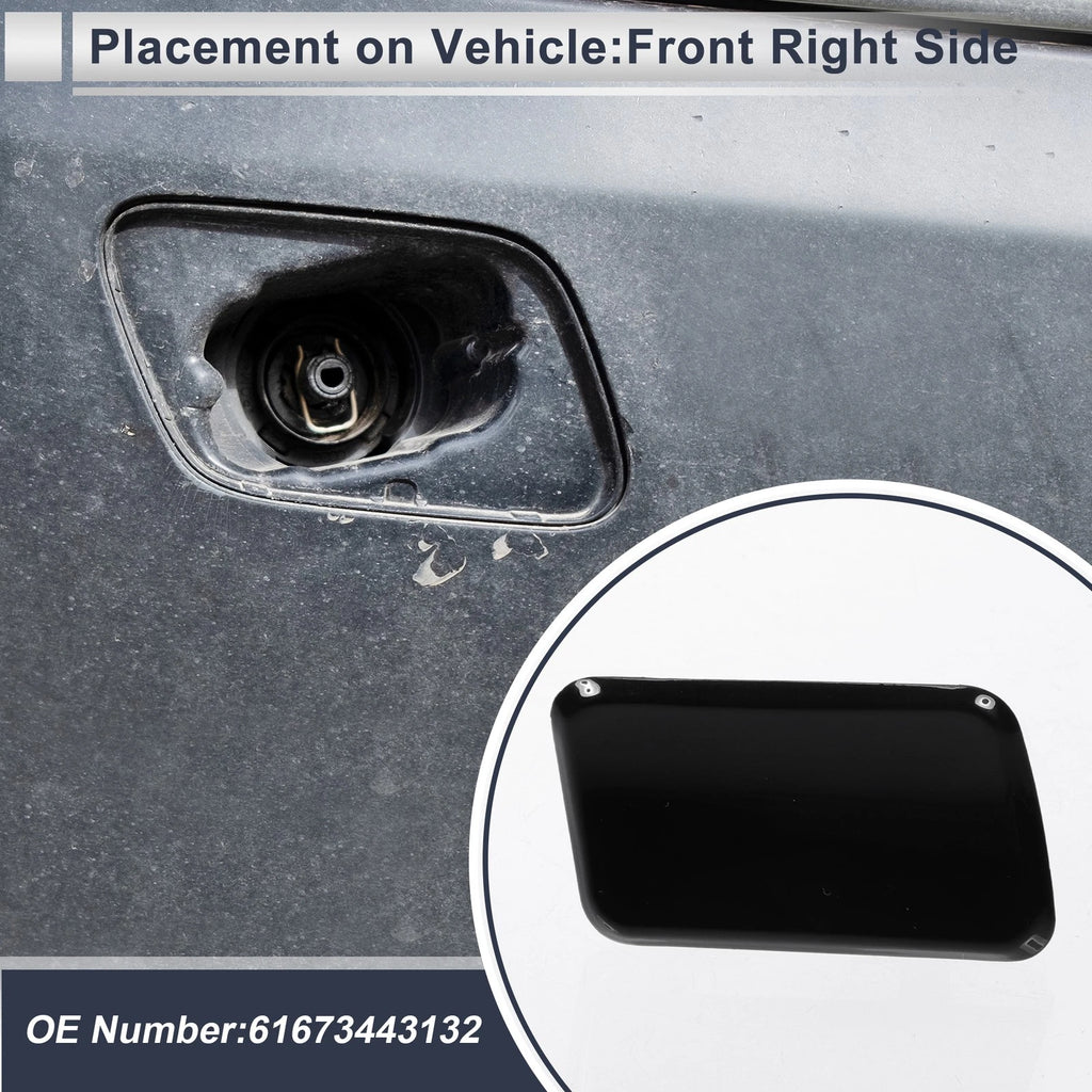 Front Right Headlight Washer Nozzle Cover Cap for BMW X3 (2011–2018)
