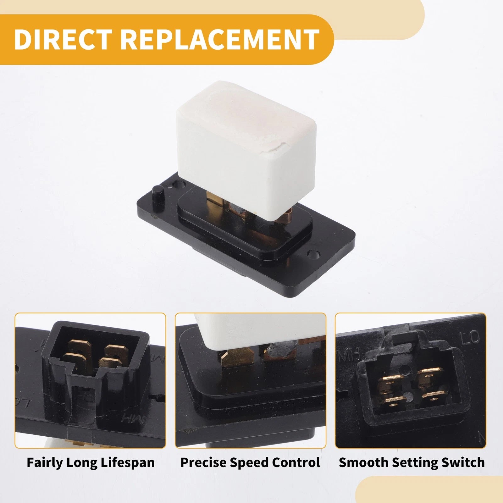 HVAC Blower Motor Resistor Replacement for Ford F150 (2009–2014)