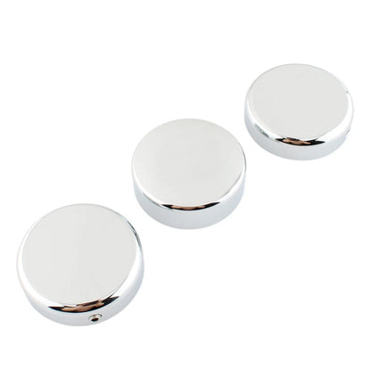 3pcs Chrome Top Fork Tube Stem Nut for Harley V-Rod Night Rod Special (2007–2011)