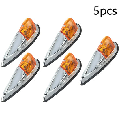 5 Pcs Cab Roof Clearance Lights for