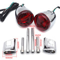 Red Rear Turn Signal Light Indicator with Bracket for Harley FXD FXDC FXDL (2002–2017)