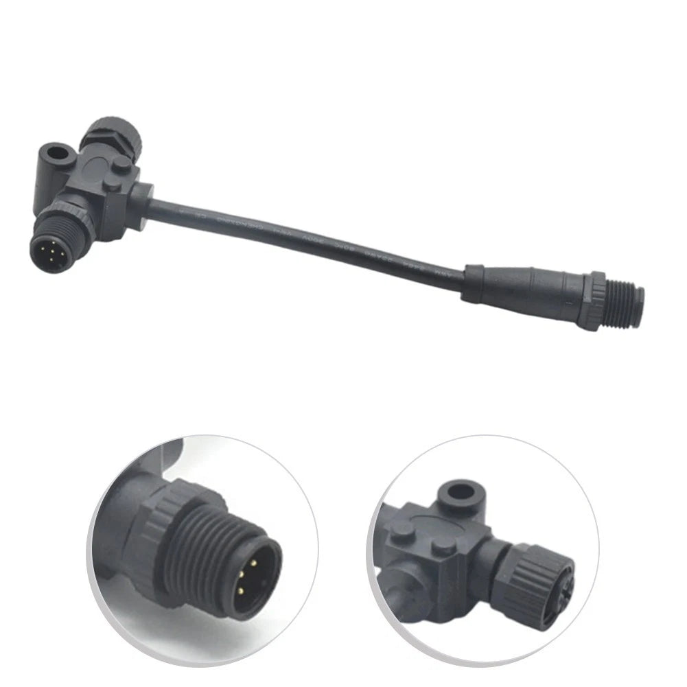 Marine Connector Cable M125P for NMEA 2000 Applications (Waterproof)