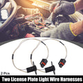 License Plate Light Wire Harness for Dodge 1500 (1994–2001) Plastic Black