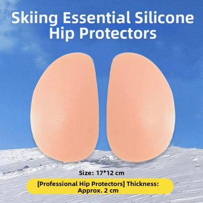 Silicone Knee and Hip Pads for Skiing Snowboarding Ice Skating