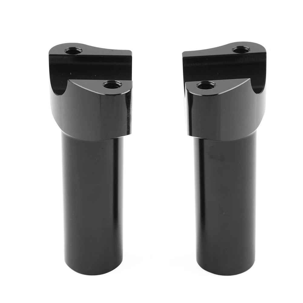 4" Straight Handlebar Risers for Harley Dyna Sportster Softail (1" Bar)