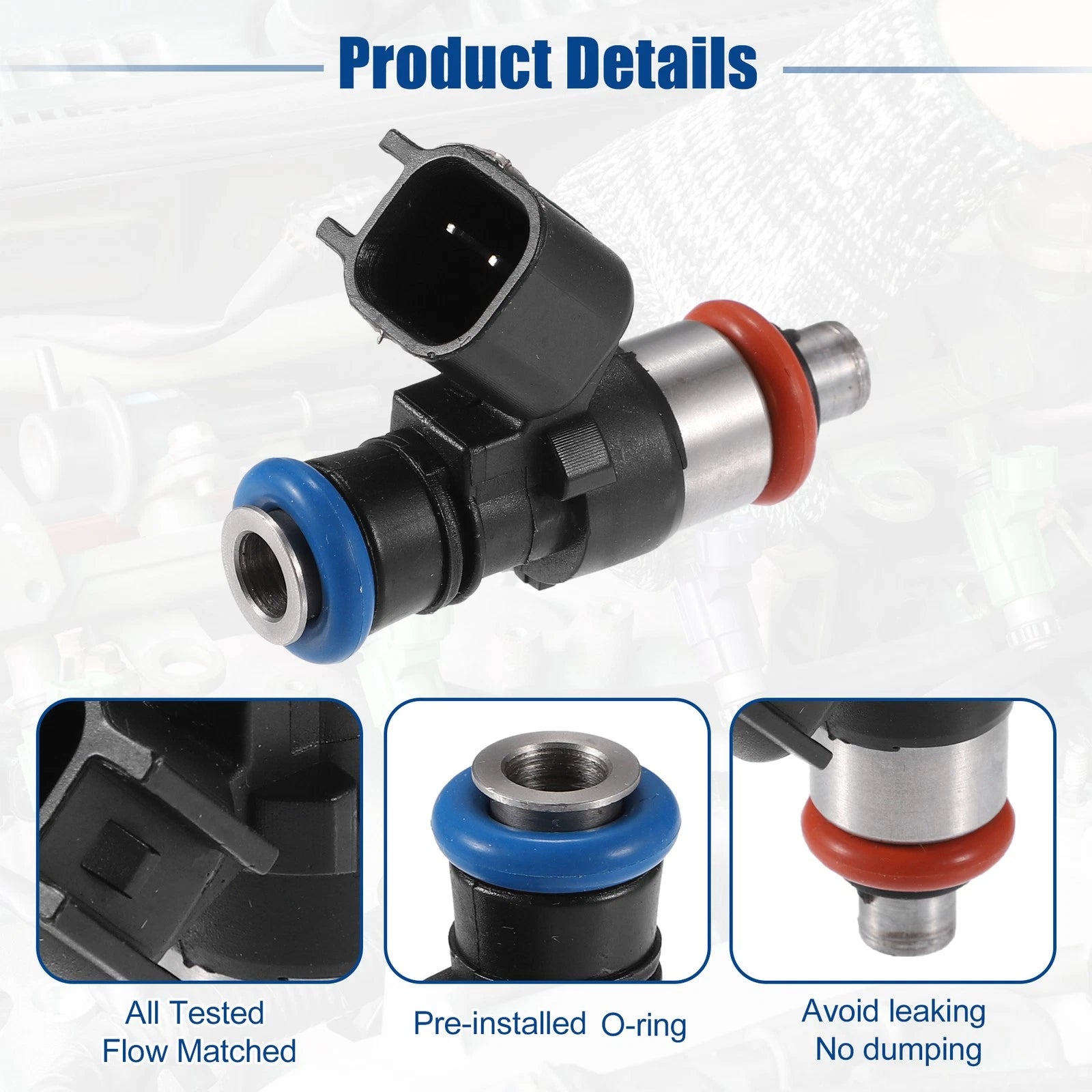 Fuel Injector Nozzle Replacement for Ford F-150 3.5L 3.7L (2011–2017)