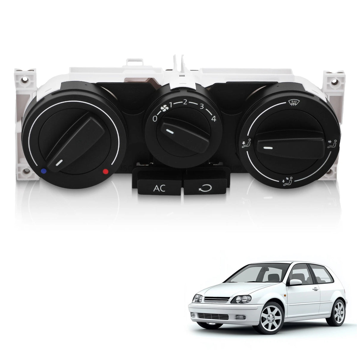 AC Climate Control Module Panel for Volkswagen Golf GTI Jetta R32 (1999–2006)