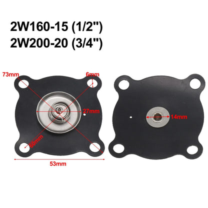 Electromagnetic Valve Diaphragm for Solenoid Valve (1/2, 3/4) Rubber Seal