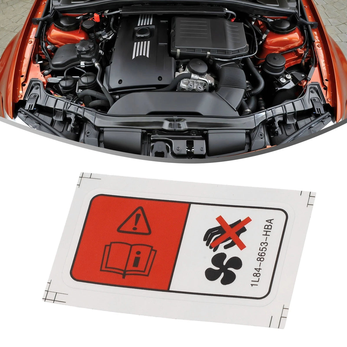 Check OE Before Purchasing Fan Label For Mazda Anti-corrosion Easy To Install