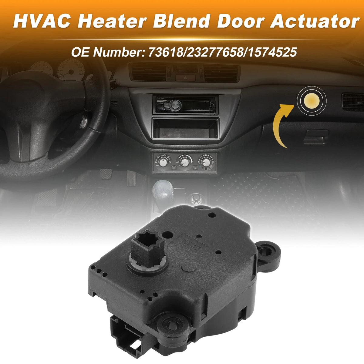HVAC Heater Blend Door Actuator Replacement for Chevrolet Colorado (2015–2022)