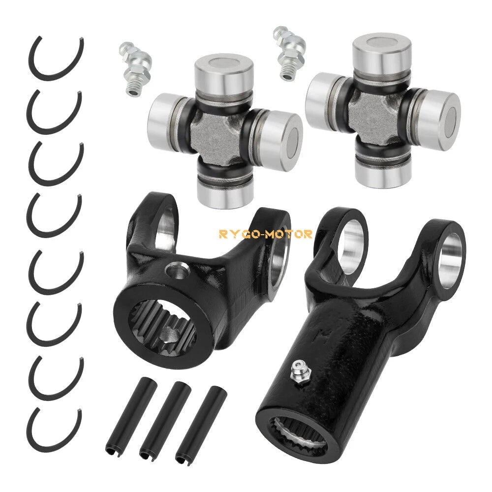 Front Prop Shaft Yoke & U-Joint Kit (2 Side) for Polaris RZR 570 800 900