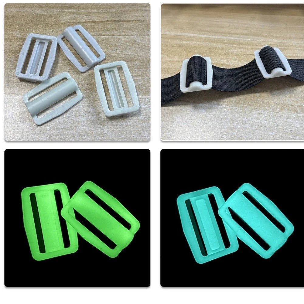 2X Strong Diving Weight Holder with Luminous Backplate for 5cm Nylon Belt