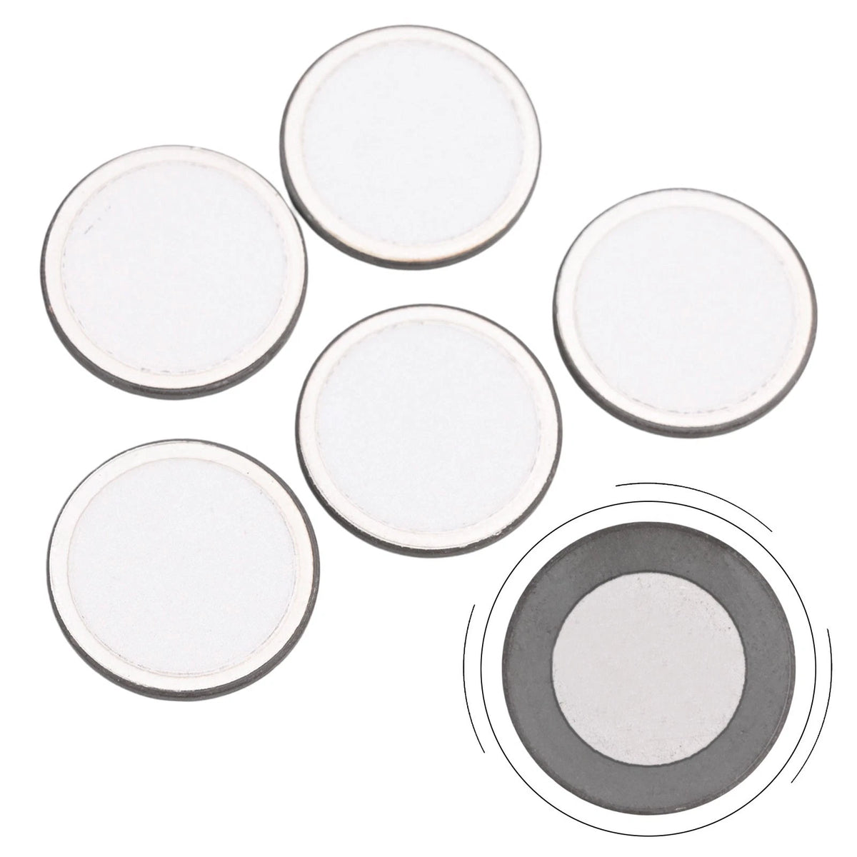 Set of 5 16mm Atomizing Ceramic Discs for Dust Collector and Cleaner