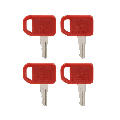 4PCS Ignition Key for John Deere 322 330 332 655 756 830 4200 4300