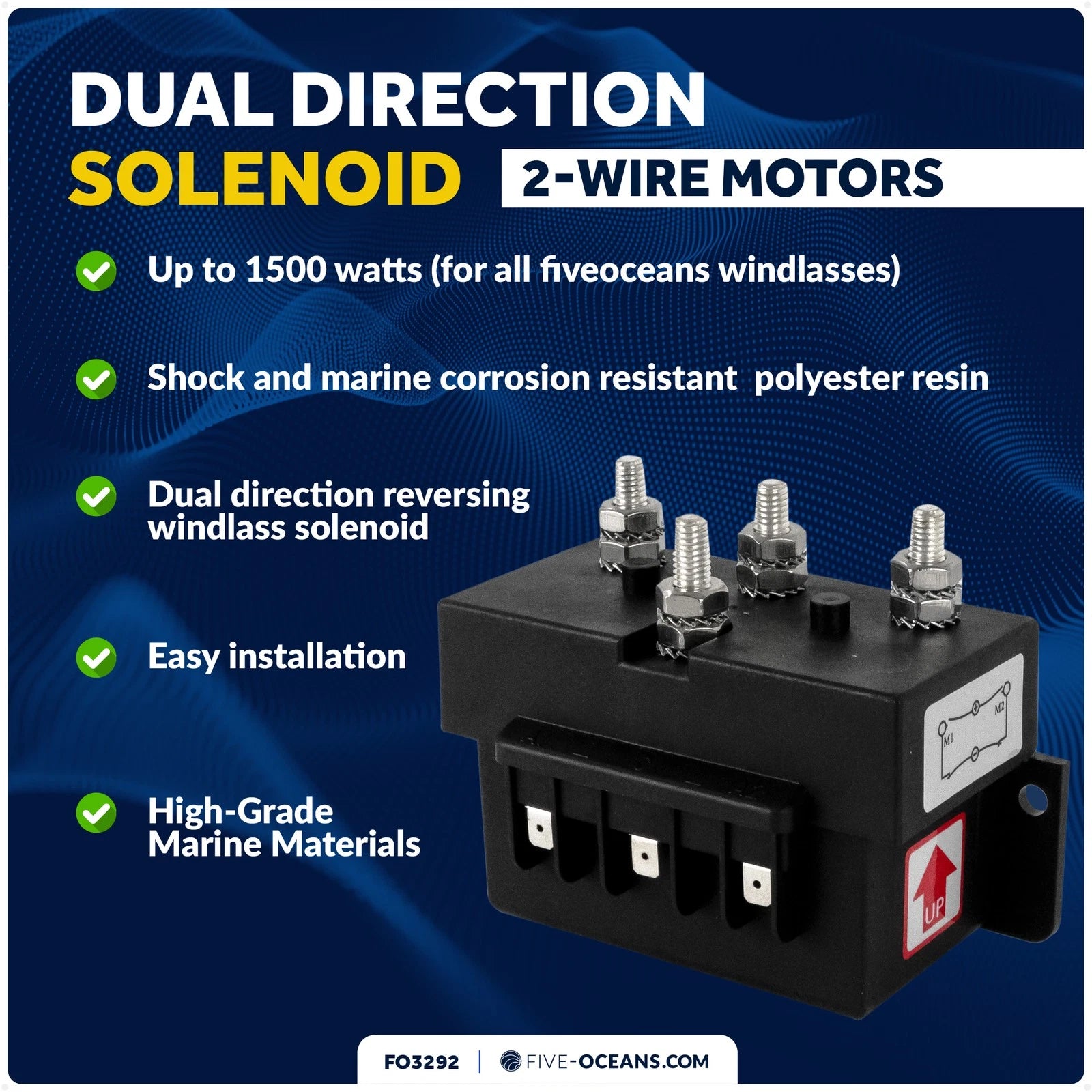 Dual Direction Windlass Solenoid for FO3292 (12V)