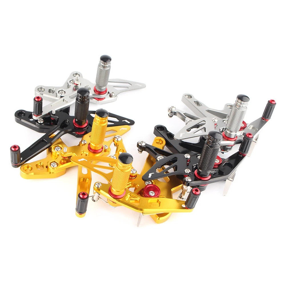 Adjustable Footrest Rear Sets Foot Pegs for Kawasaki ZX-R400 Ninja (2018)