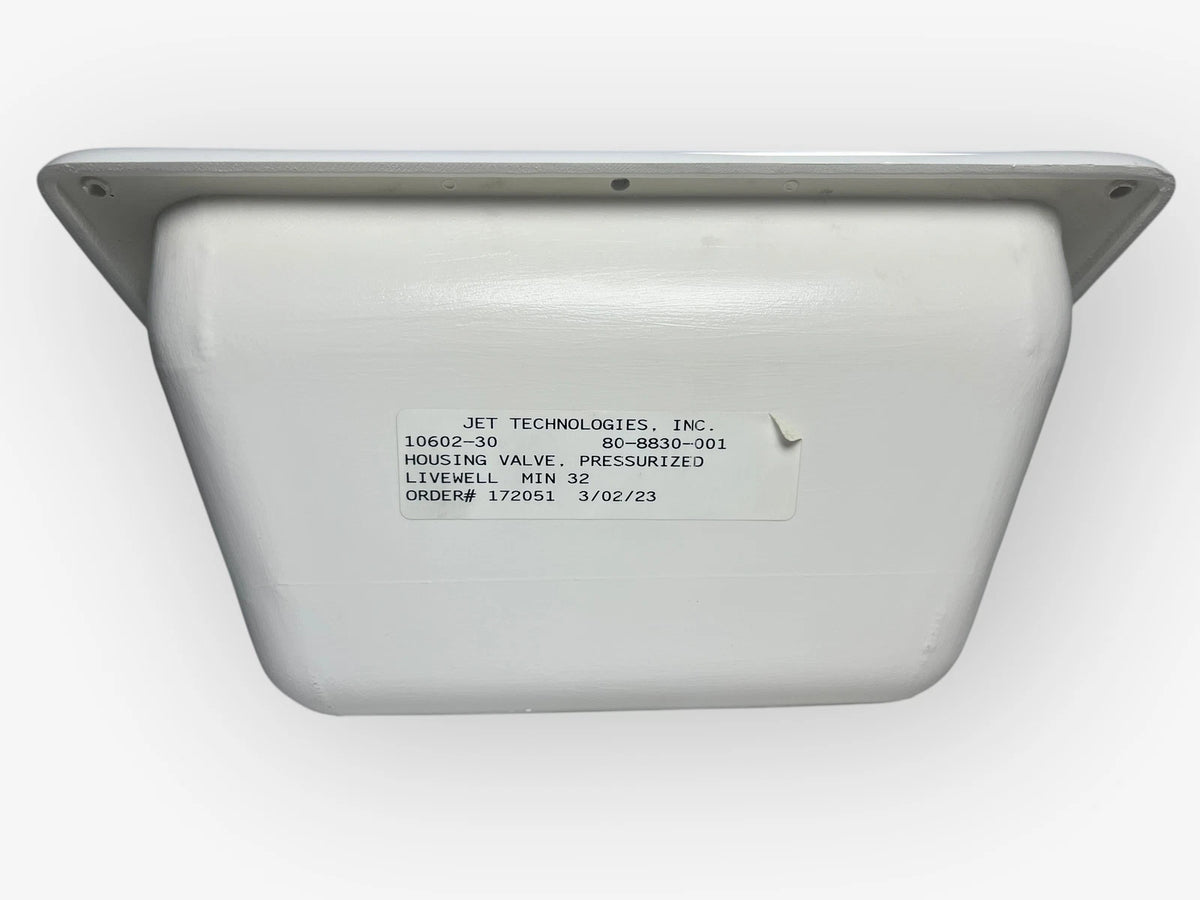 Valve Housing Livewell for Jet Tech (9 1/2in x 9 1/2in)