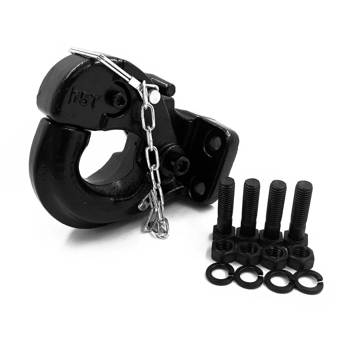 15-Ton Heavy Duty Pintle Hook for Trailer Towing (Rigid Mount)
