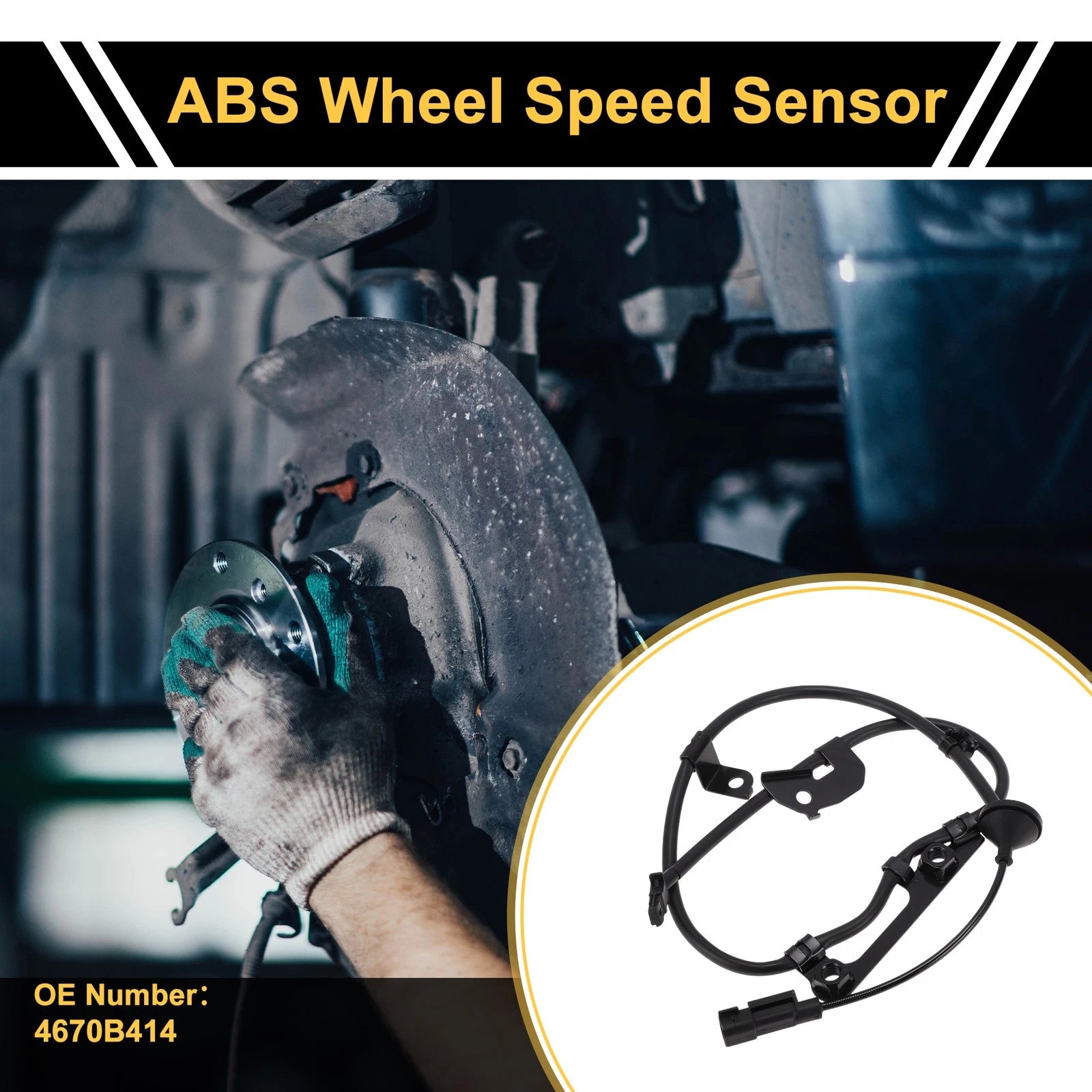 ABS Wheel Speed Sensor Right Rear Replacement for Mitsubishi Outlander (2018–2023)