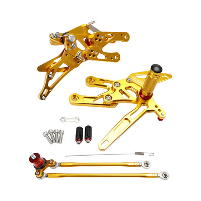 Adjustable Rearset for Honda CBR1000RR (2004–2007) CBR600RR (2003–2006) Gold