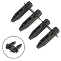 Retainer Clip for Front Bumper Upper Black Accessories (Universal Fit)
