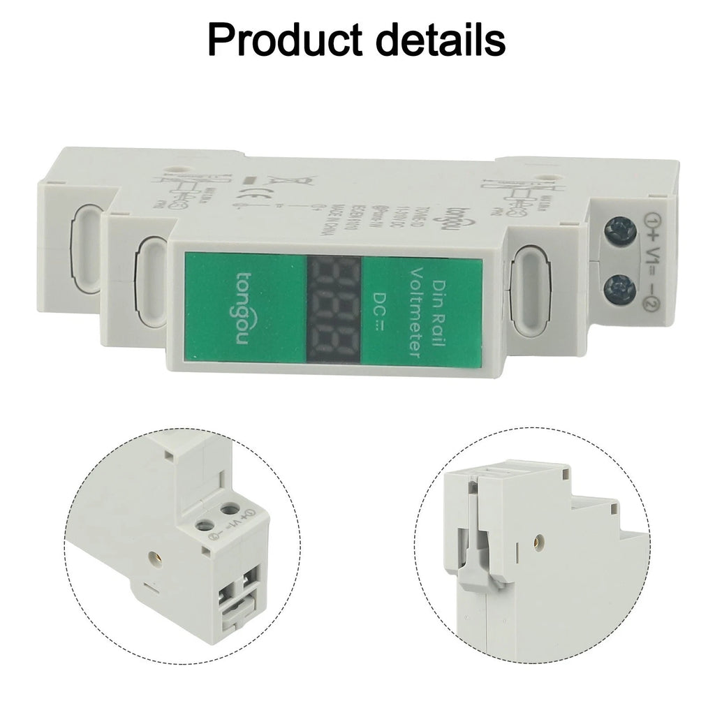 Digital Voltage Detector for Din Rail 11V-310V DC