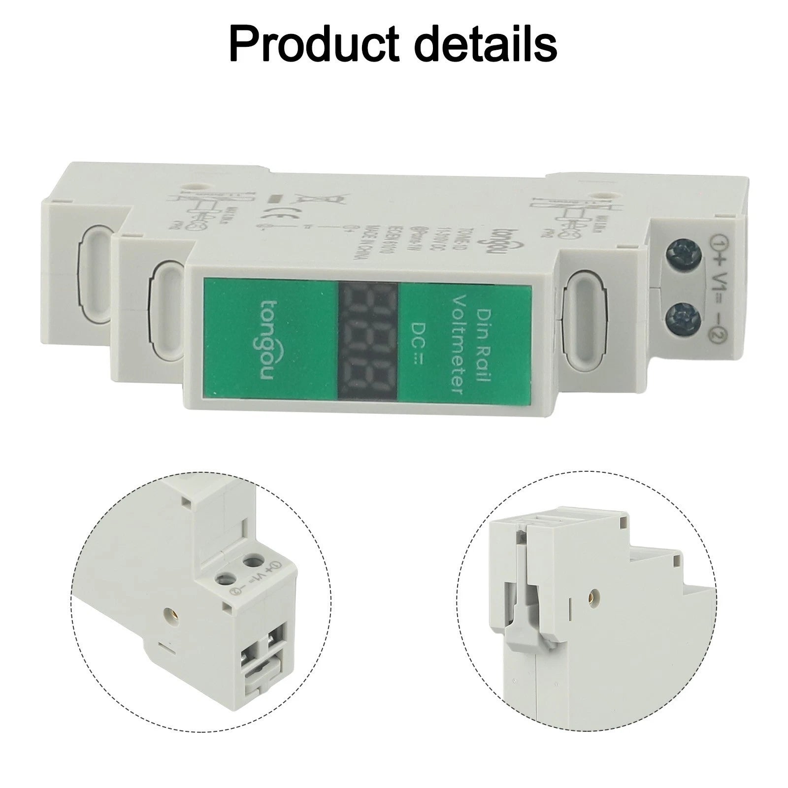 Digital Voltage Detector for Din Rail 11V-310V DC