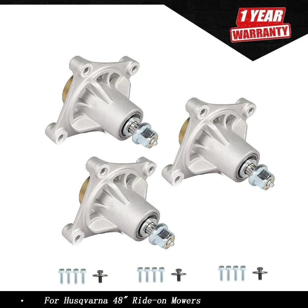 3X Mowers Spindle Assembly for Husqvarna YTH1848XP YTH2148XP (N/A)