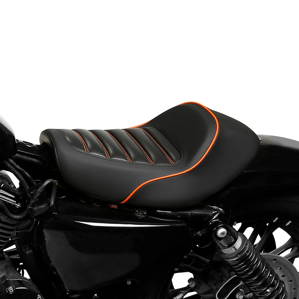 Front Solo Driver Seat for Harley Sportster Iron 883 1200 (2010–2022)