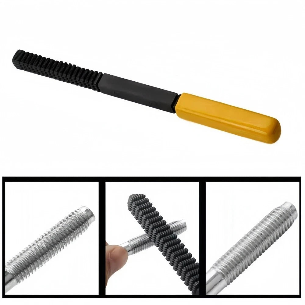 Precision External Thread Repair File 0.75 mm to 3 mm for General Hardware