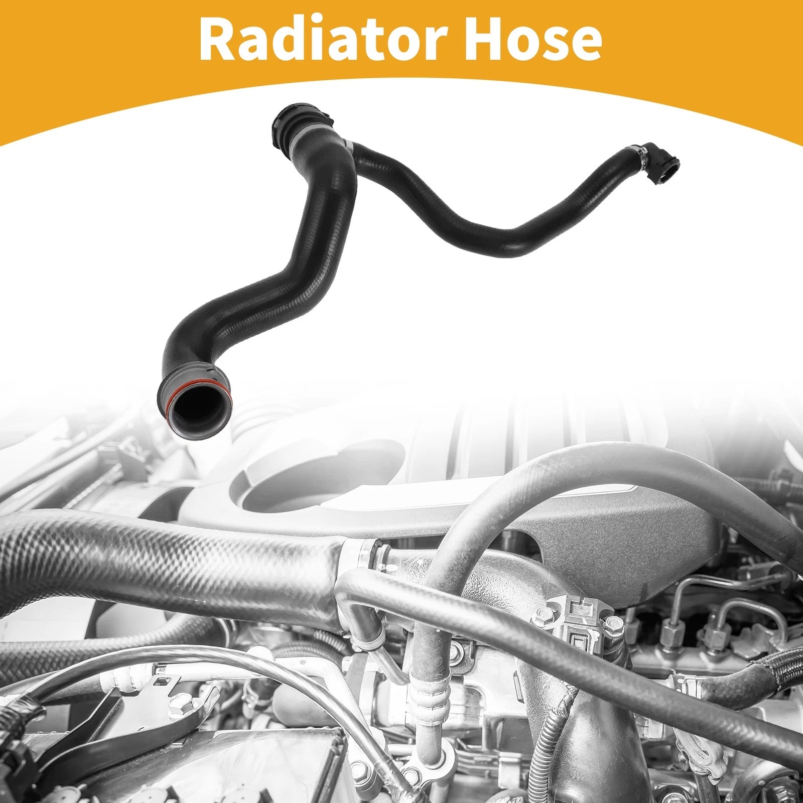 Radiator Hose Replacement for Mercedes-Benz C-Class C204 (2013–2024) Rubber