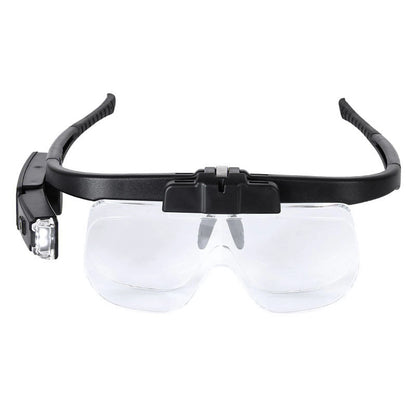 Rechargeable LED Magnifying Glass with Adjustable Lens for