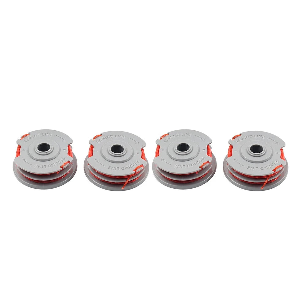 Set of 4 Trimmer Spool & Line 1.5mm 36ft for Flymo FLY021