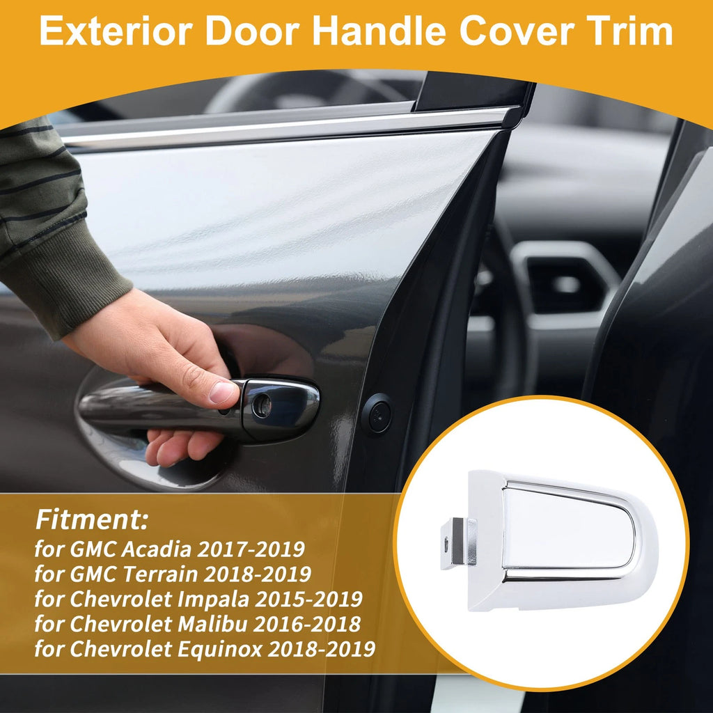 Exterior Door Handle Cover Trim Replacement for Chevrolet Malibu 2016-2018
