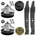 Deck Spindle Pulley Kit Replacement for Troy-Bilt Super Bronco LT1742 (2014–2019)