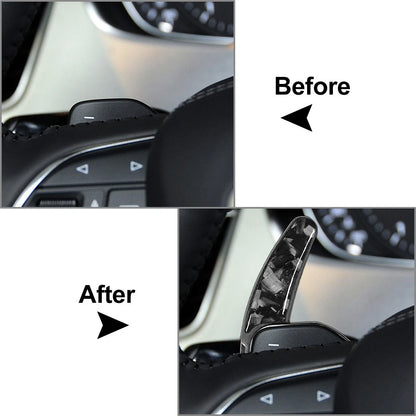 Steering Wheel Shift Paddle Extensions for Audi A3 A4 A5 A6 A8 Q5 Q7 S5 S6