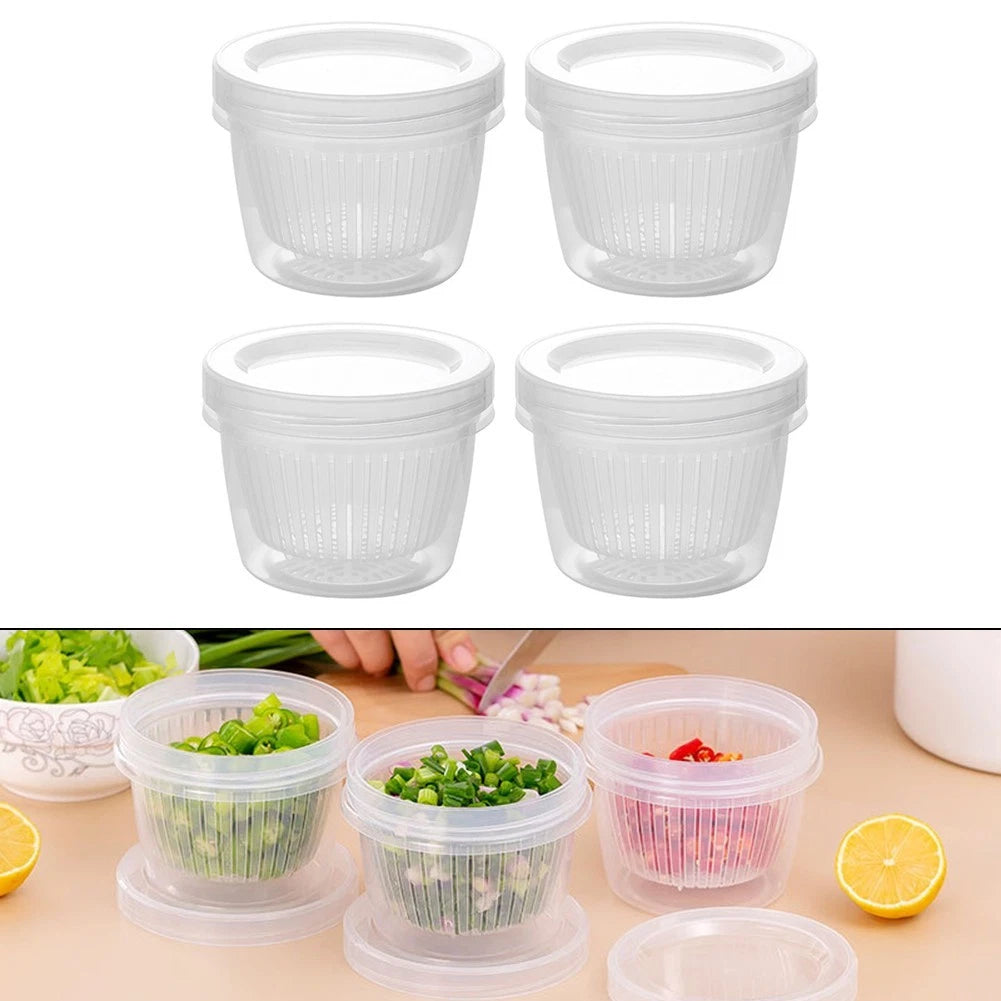 Refrigerator Drain Box Storage Basket for Kitchen Fruit Vegetable