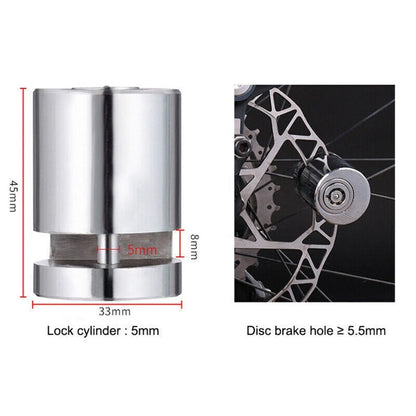 Disc Brake Lock for Motorcycle Bike (Anti Theft)