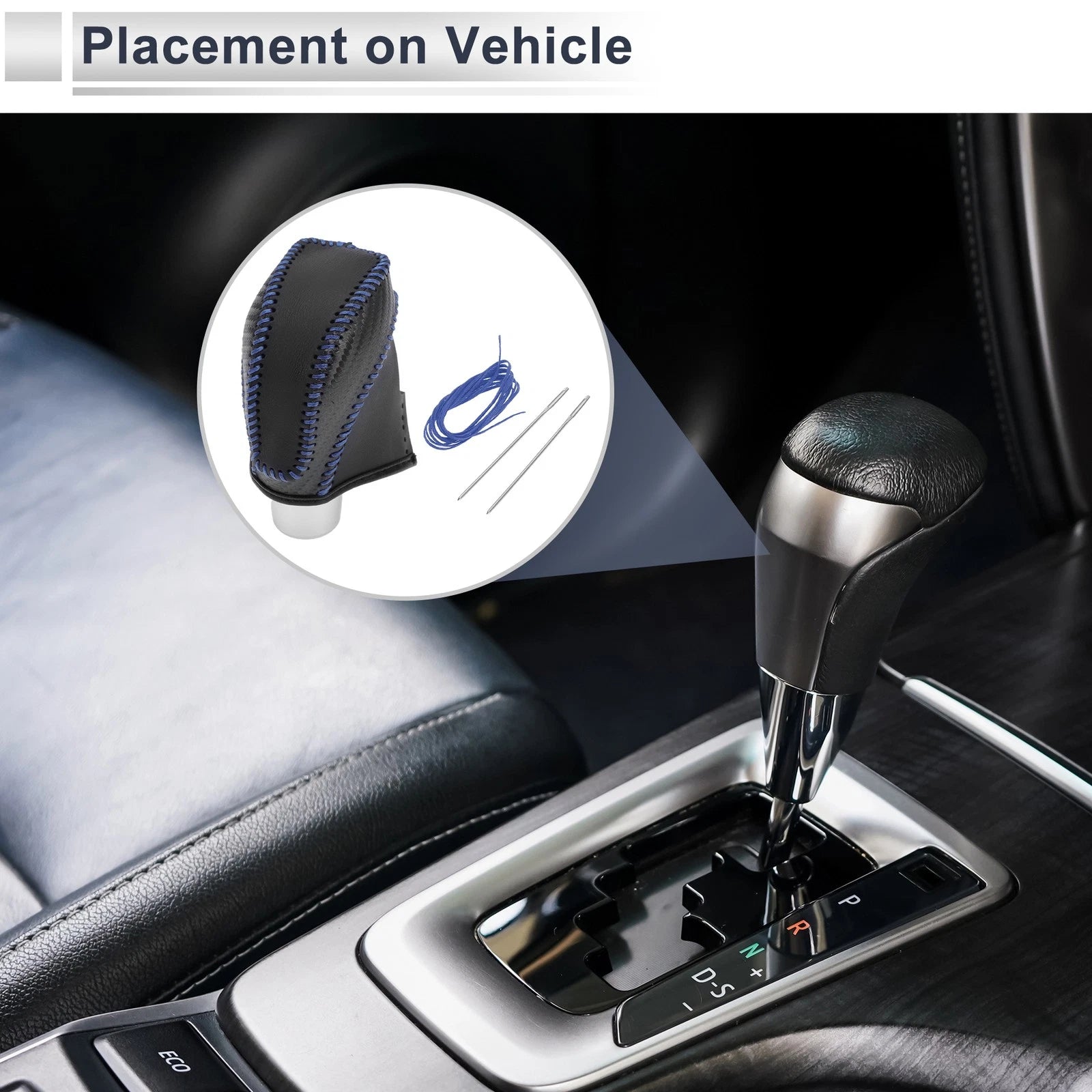 Gear Shift Knob Cover Replacement for Subaru Impreza (2017–2023) Black