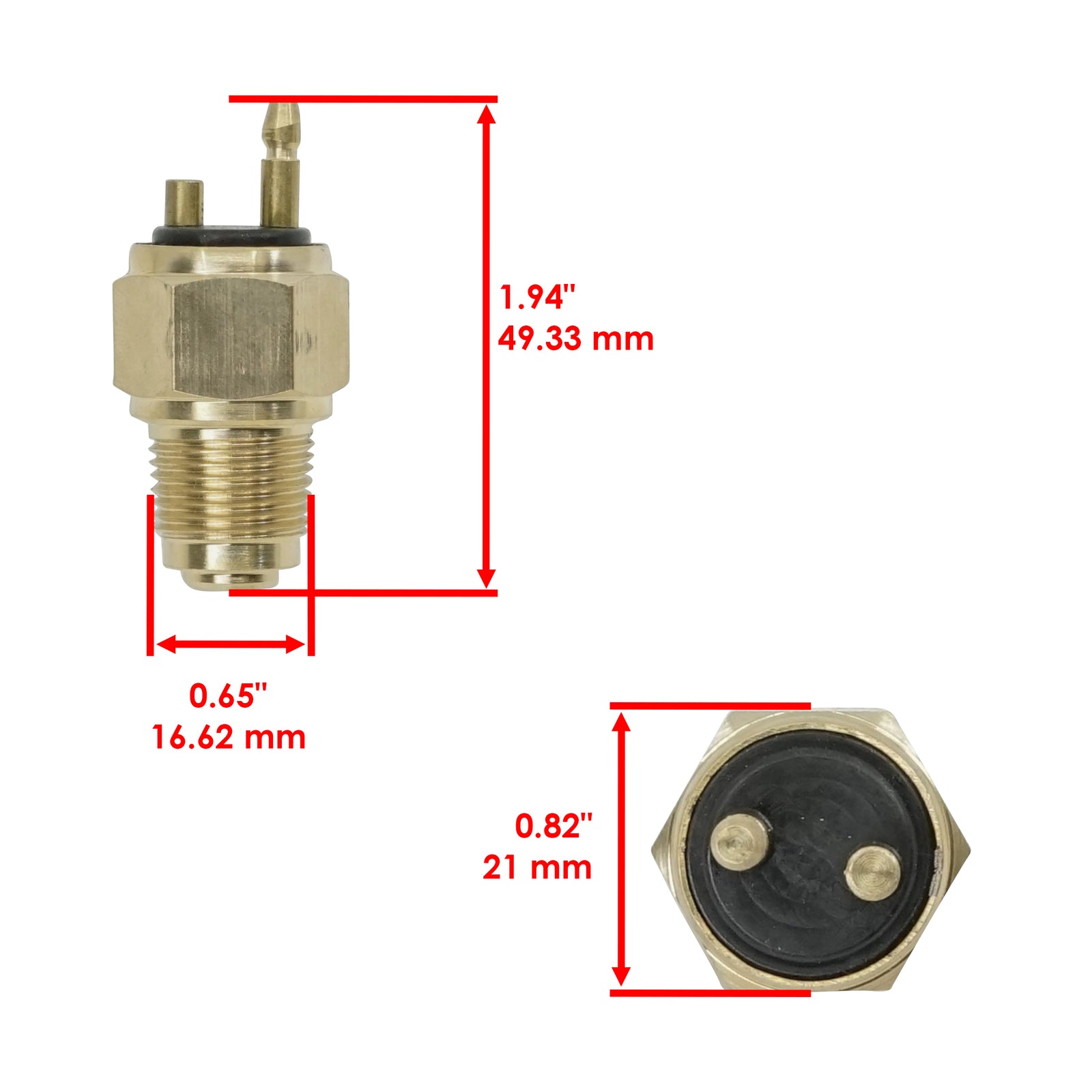 Fan Heat Sensor Switch for Polaris XC 600 XCR 600 (1996–1997)