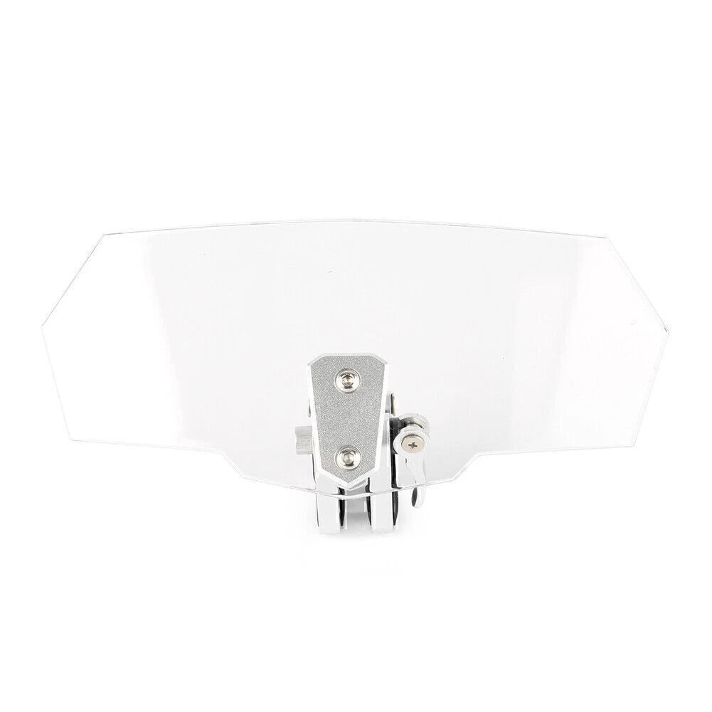 Windshield Wind Screen for Honda Yamaha Kawasaki Ducati (Clear)