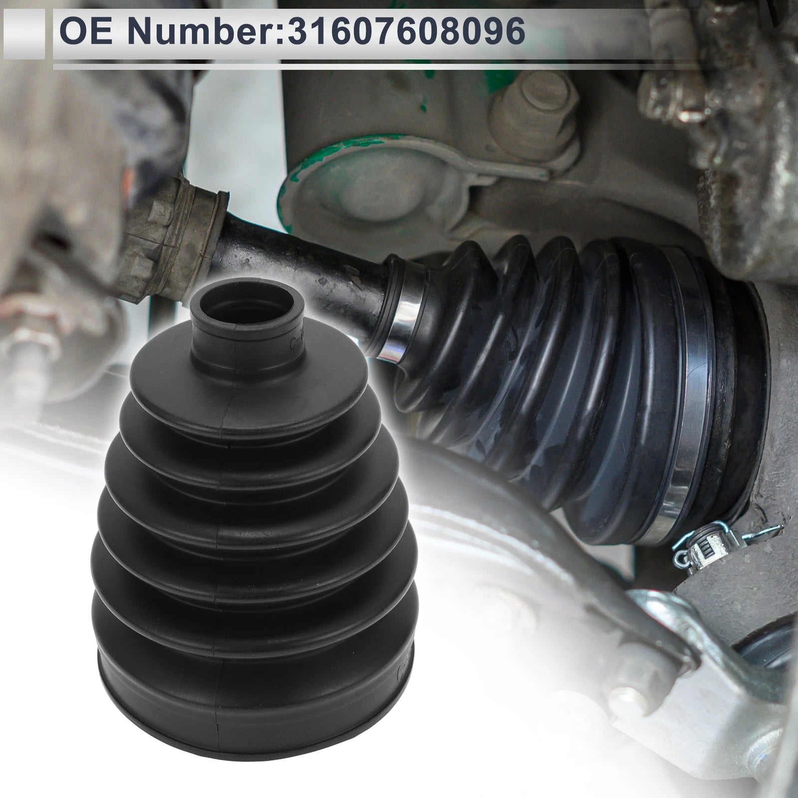 Outer CV Joint Boot Kit with Clamps for BMW X3 (2011–2017)
