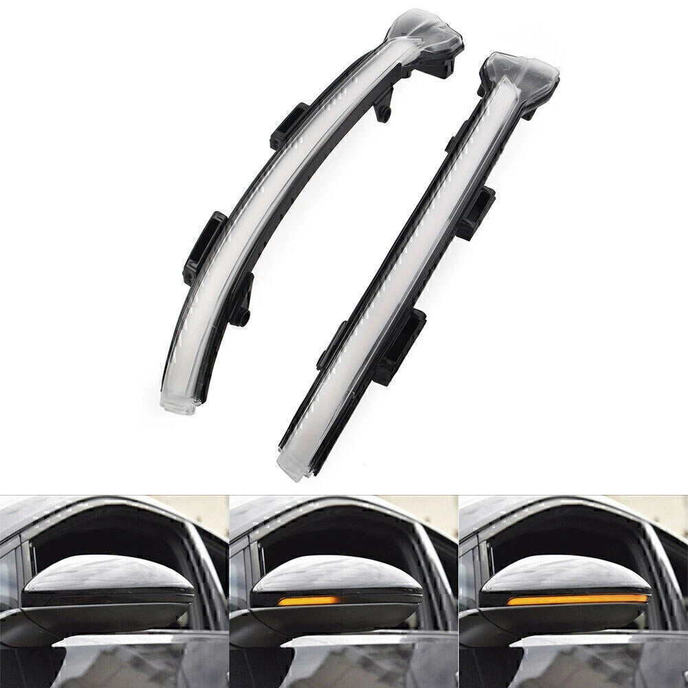 2X Amber LED Dynamic Turn Signal Light for VW Golf MK7 (2013–2020)