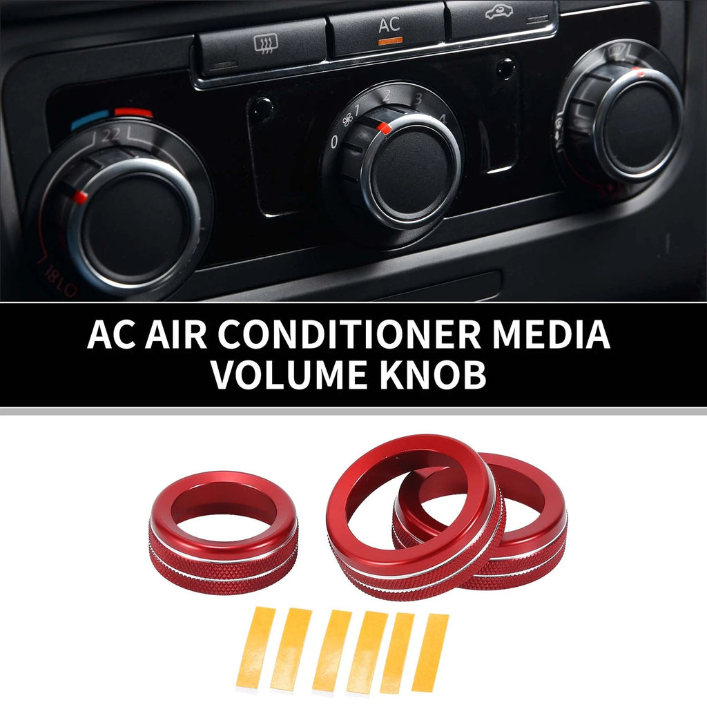 AC Media Volume Switch Knob Cover Ring for Dodge Durango 2021–2023