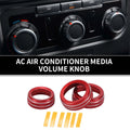 AC Media Volume Switch Knob Cover Ring for Dodge Durango 2021–2023